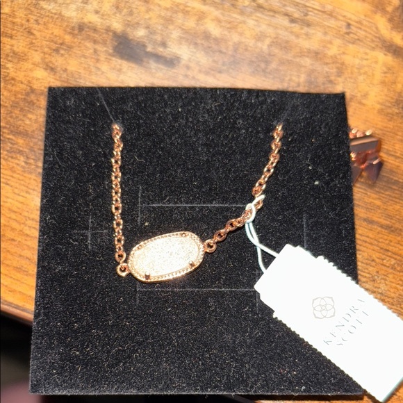 Kendra Scott Jewelry - Kendra Scott NWT Elaina Rose Gold Adjustable bracelet in iridescent drusy